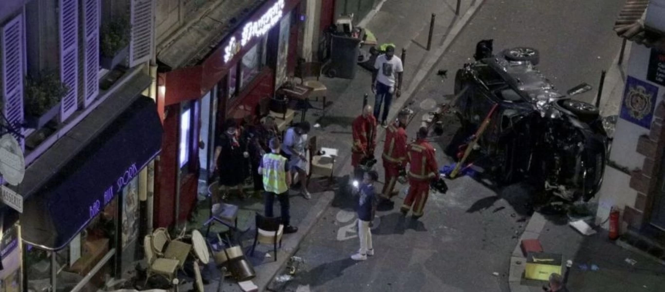 Παρίσι: Αυτοκίνητο έπεσε επάνω σε μπαρ - Ένας νεκρός και έξι τραυματίες ο απολογισμός (βίντεο)
